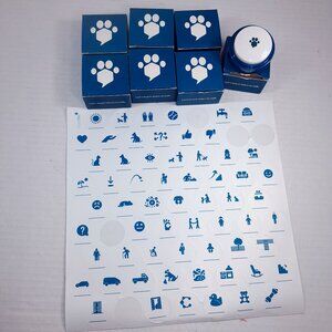 Fluent Pet basic button set 7 buttons FluentPet Dog Cat Games Puzzles Toy